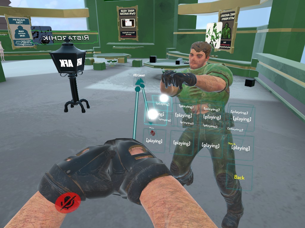 Invaded a vr chat server that let me spraypaint the walls   rDoom