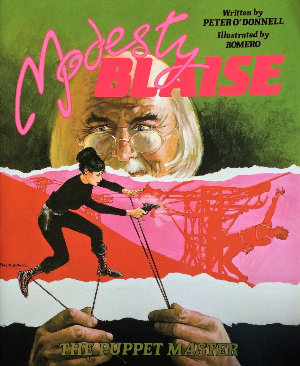Modesty Blaise: The Puppet Master, written by Peter O’Donnell, illustrated by Romero