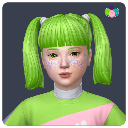 @sehablasimlish’s Daniela Hair in Sorbets RemixRequires:Adult Mesh (TSR), Child Mesh (TSR), Toddle