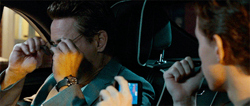 heyspidey120:tonystarkz:Tony Stark + that little sniffle he does when emotions are involvedLet’s not