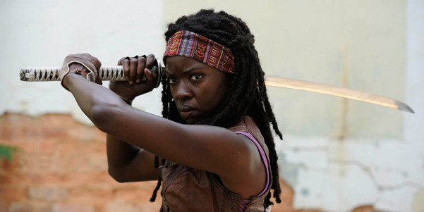 Michonne and her personal weapon of mass destruction, the Katana ~ commonly referred