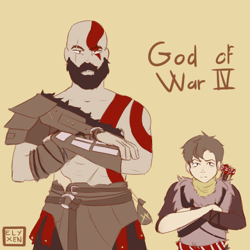 Drawings Cute Porn - elyxendoodles:BOY! Ok this is a quick drawing but the new god of war is  kind of cute, haha. Tumblr Porn