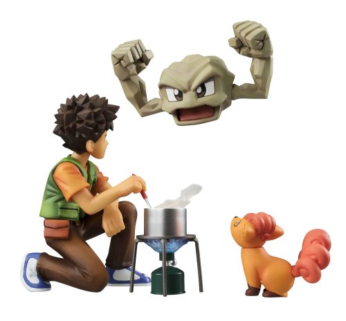 ochazuke-yokochou:[Pokemon GEM series] Brock, Geodude and Vulpix!Release date: End of October 2016so