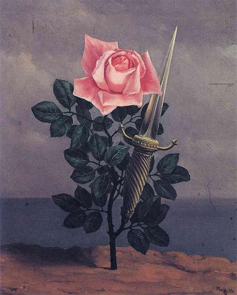 renemagritte-art:   The blow to the heart  1952   Rene Magritte   