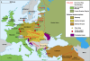 Redistribution of borders in Europe after World War 1.