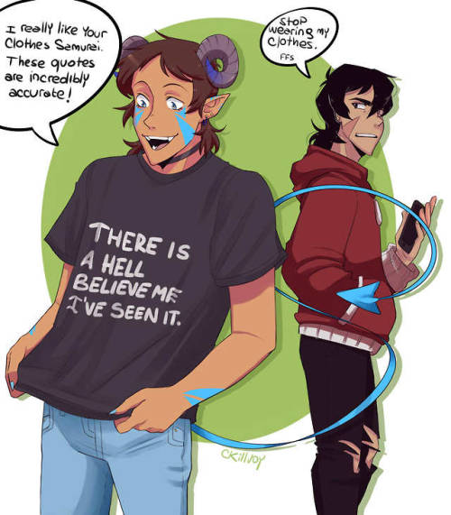 ckilljoy:Keith accidentally summons a demon