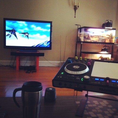 My Sunday morning. #coffee #anime #dj #session adult photos