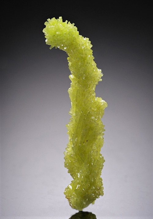 Pyromorphite Stalactite- Daoping Mine, Gongcheng Co., Guilin Prefecture, Guangxi Province, China