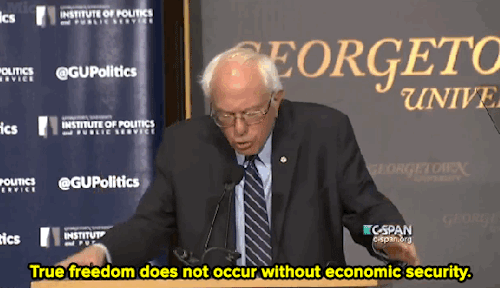 nickandmorty:  micdotcom:  Watch: Bernie Sanders just delivered what may be the defining speech of h