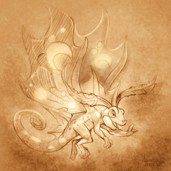 azerothin365days: Faerie Dragon - Nordrassil