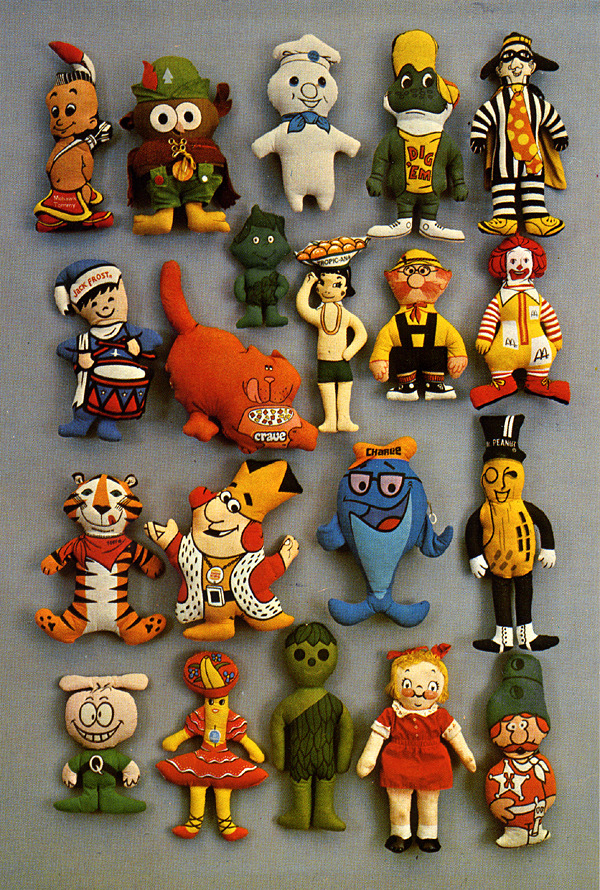 midcenturymodernfreak:  Vintage Advertising Characters Card from the collection of