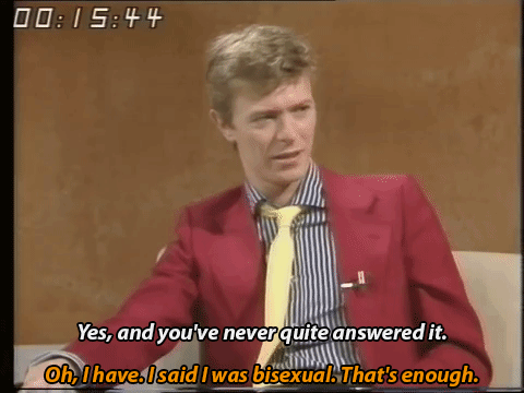 thetrippytrip:David Bowie - Interview - Afternoon plus - 1979David Bowie had to deal with this bipho