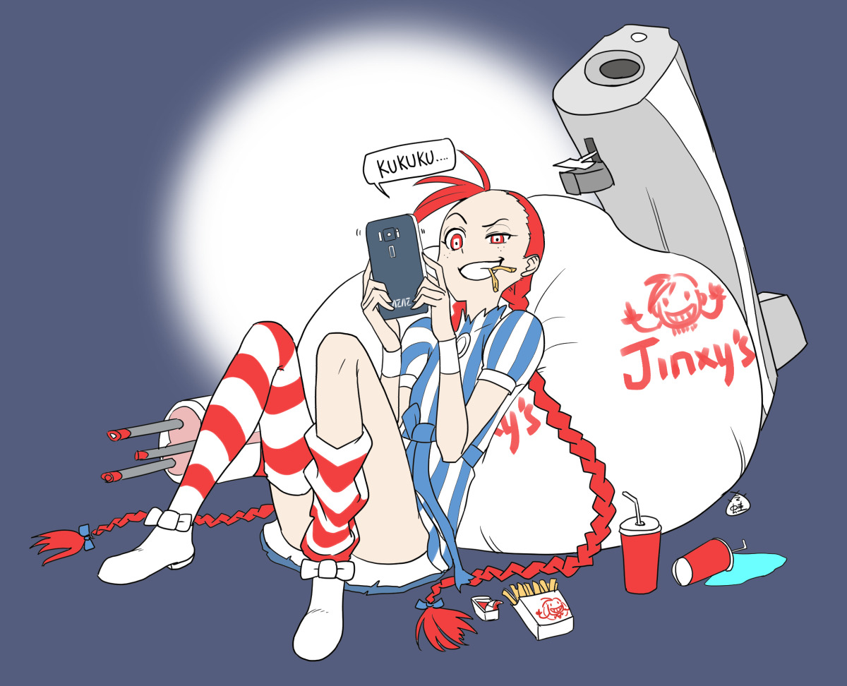 leng-wa-guo:最近莫名紅起來的wendy’s二創超嗆溫蒂小姐形象跟JINX滿合的