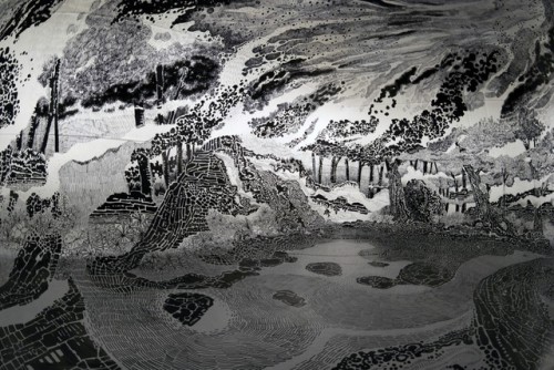360-Degree Immersive Drawing, Oscar Oiwa