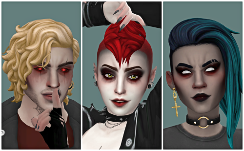 ✿Maxis Gallery Makeovers - “Rebellious Vampires” household from The Sims 4: Vampire