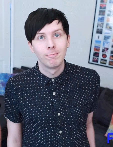 danandphilinblack:  💮 Phil wearing button up shirts 💮// he’s so adorable af