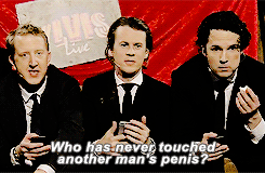 ylvisers:Have you ever touched another man’s p*nis? (x)