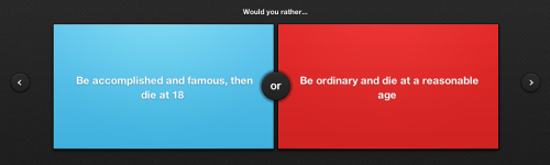 snake-motherfucka:so i could be billy or spencerThis is basically Achilles’ choiceand the wors