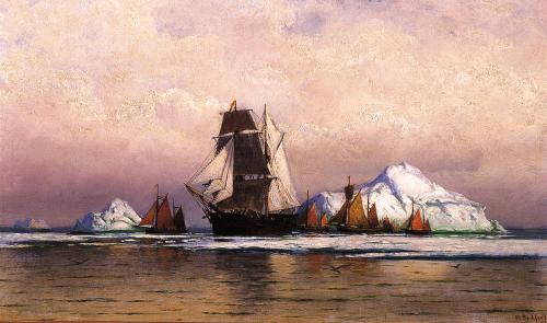 Fishing Fleet off Labrador, 1879, William Bradford