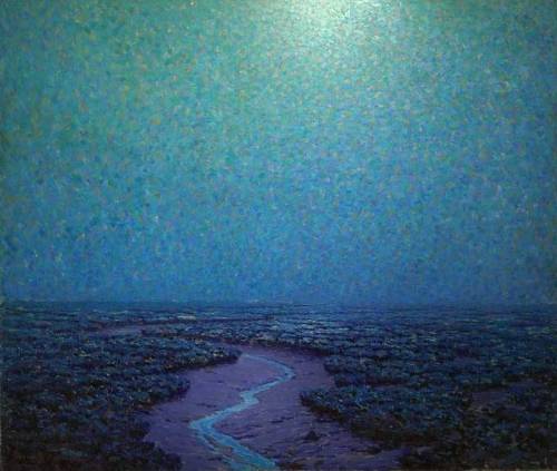 fleurdulys:Moonlight on the Marsh - Granville Redmond