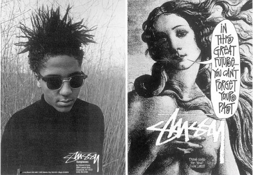 yodaprod:  Vintage Stüssy Ads in the 80′s & 90′s