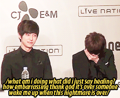 chandoo:  myungsoo reassuring sungjong that he did a good sugoi job answering the