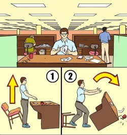 fuckyeahcomicsbaby:  In case of layoffs please follow these instructions carefully.