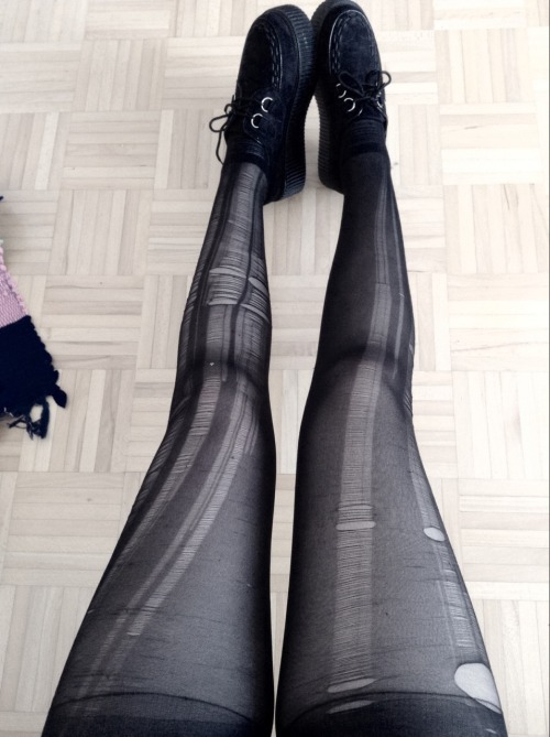 ripped tights