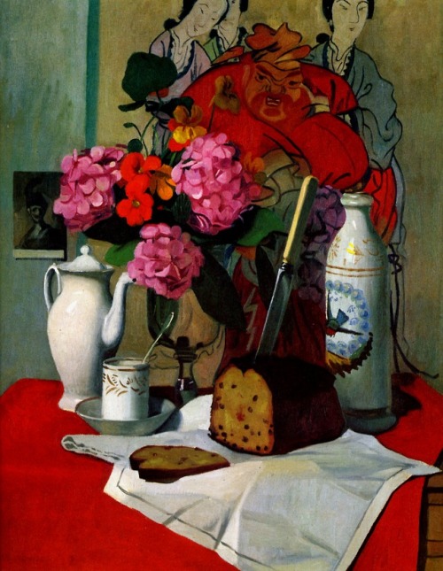 artist-vallotton - Still life in Chinese painting, 1925, Felix...