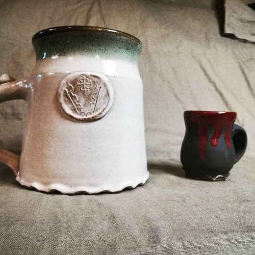 Big Boy vs Tiny Taster Big boy is a mug that has some SCA symbolism to it. It also got passed down f