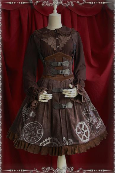daily-random-frills:  steampunk style lolita *some of these are not necessarily steam