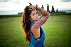 inked-girls-all-day:  Radeo Suicide