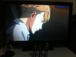 xswagnolia:  More screencaptures! Source Apparently the ova ends with the last pic, when the trio joins the Survey Corps (or that’s what people are commenting on twitter) 