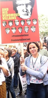 efnewsservice:  Lana Parrilla at the Women’s March LA