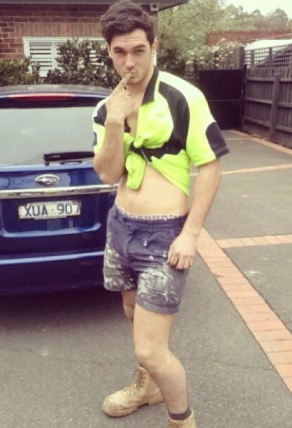 funky-hunks:  The Australian Tradies are a remarkable group, normally willing to get down and dirty.