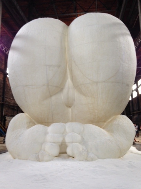 hunter-ny:  artist, kara walker’s sweet + powerful installation, a subtlety, opened