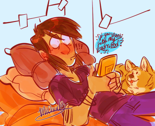 lonely-mothman: getting too cocky and not realizing u totally just asked out your crush bonus seros reaction 