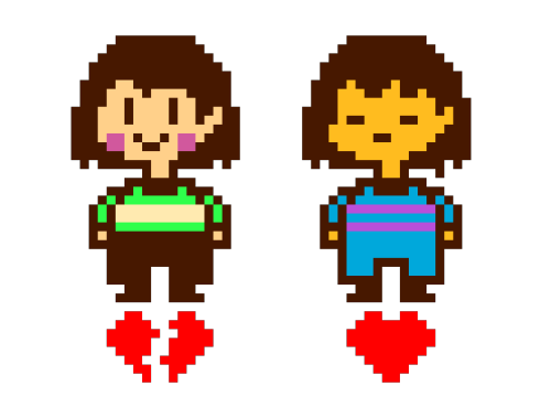 Today’s QPR is: Chara and Frisk from Undertale