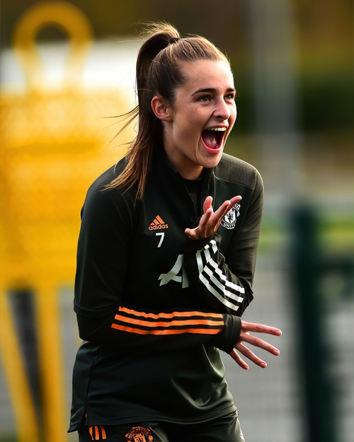 Manchester United during a training session at Leigh Sports Village on November 02, 2020 in Leigh, E