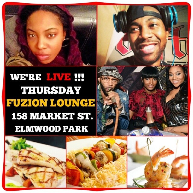 THIS THURSDAY WE’RE LIVE AT FUZION LOUNGE!!
ELMWOOD PARK, NJ
158 MARKET STREET
HOSTED BY @ssole_ohh ✒ @Merry_Jayne 💌💌
Music by @Djmoeskieno🚨
Start time 8pm
WE HAVE #HOOKAH 💠💮
#CATERED FOOD 🍤
FISH BOWL DRINKS & MORE…
THIS THURSDAY 8pm!!!
FUZION...