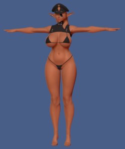 vis-mund: Currently I’m working on: - remodelling the Elf chick for animation - almost giving up on 2B - putting on hold Olga Lawina  Vis is just insanely talented and makes me want to learn modelling and new software in general.Be sure to follow him