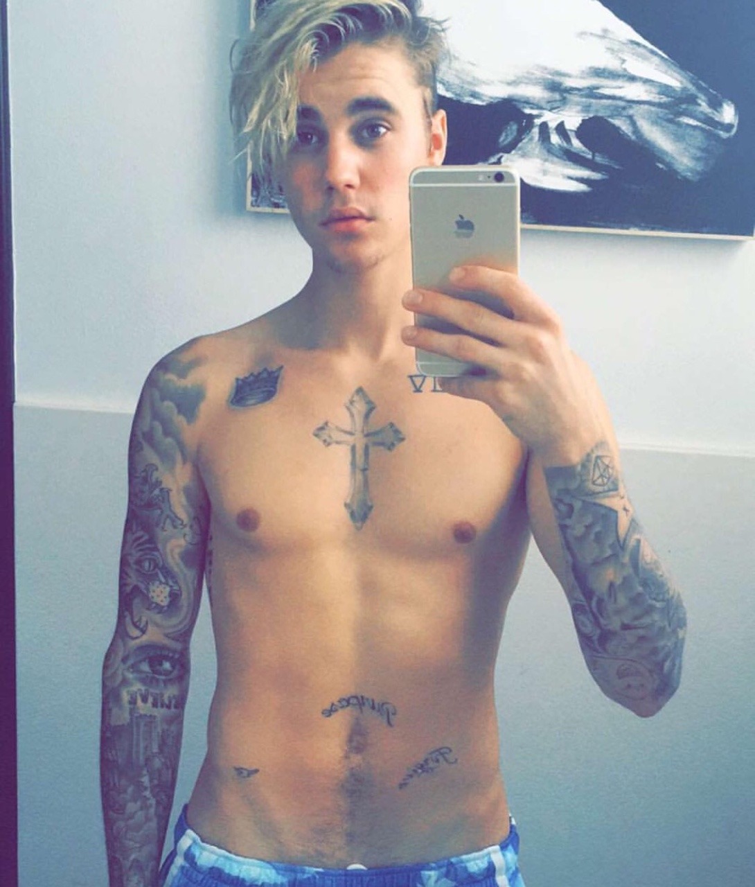 Justin bieber shirtless hospital