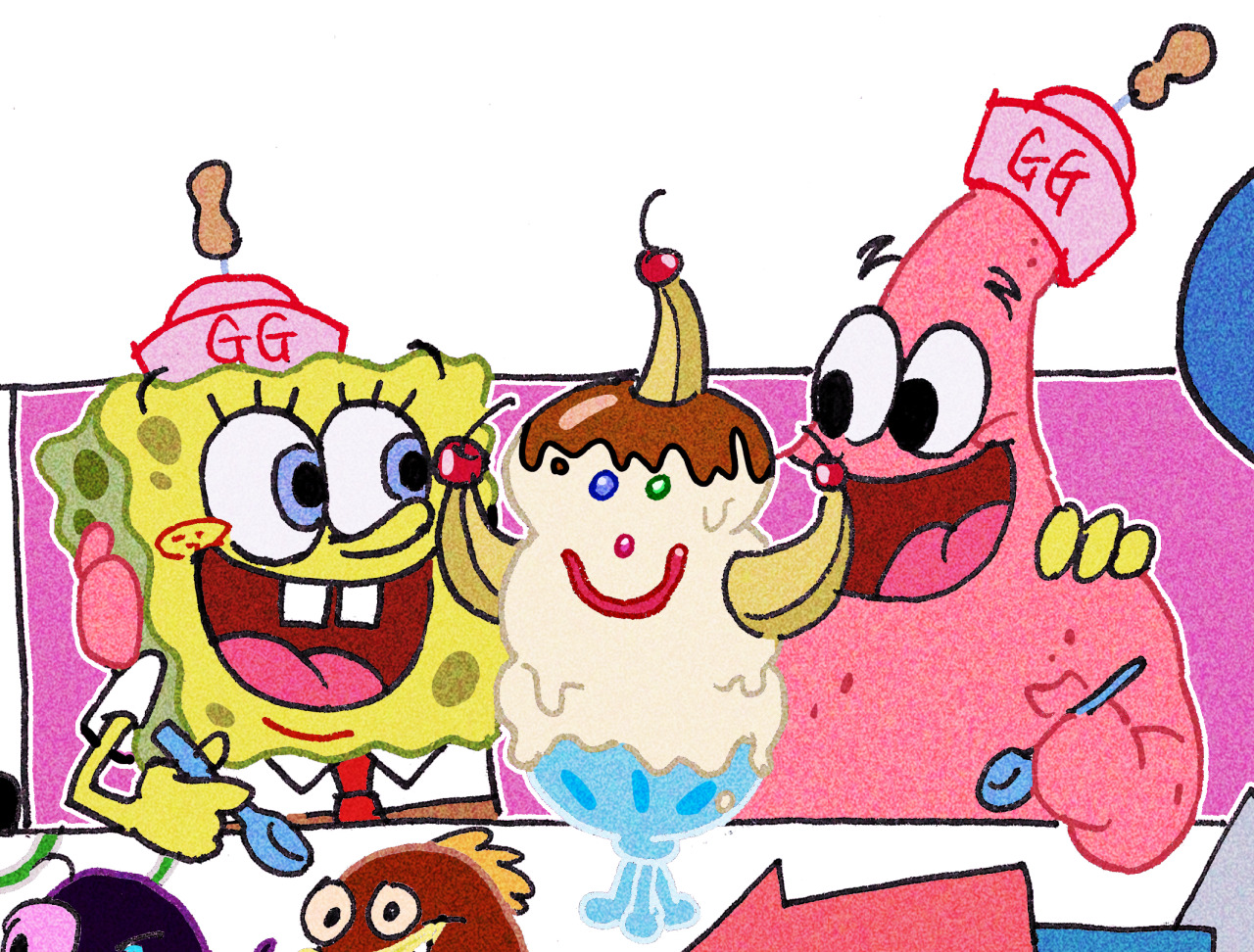 SpongeBob movie 1 doodles #doodle#fanart#myart#spongebob#spongebob squarepants#nickelodeon#nicktoon#movie#movie 1#spongebob movie#cartoon