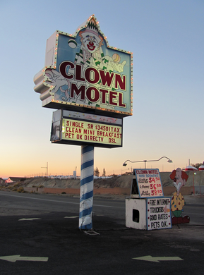 unexplained-events:  Clown MotelThis motel is located in the middle of nowhere in