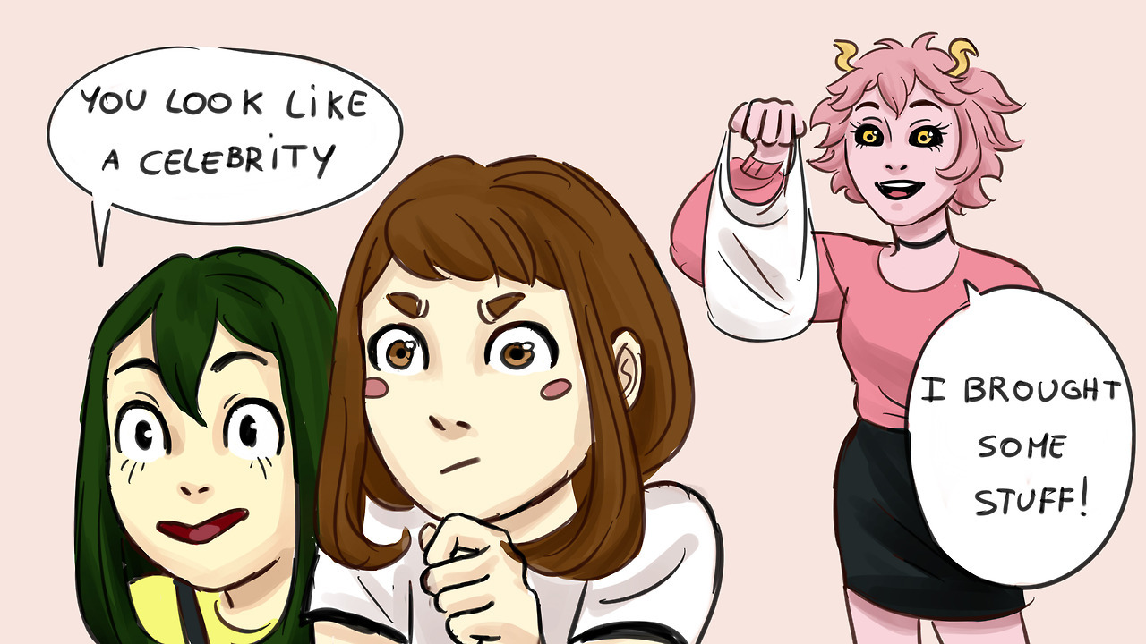 smth-about-marie:  She succeded to go to her date ! Part 3 of my Hagakure Tooru x