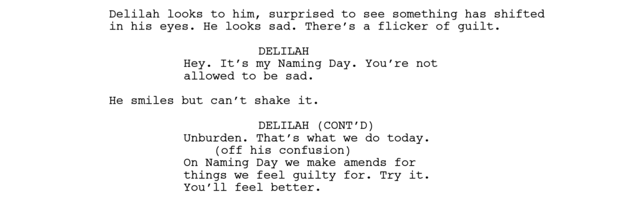 Well, I hope everyone’s had a chance to recover from last night’s episode, directed by Tim Scanlan and written by Charmaine DeGraté. First up, the sweet morning scene between Jordan and Delilah. We had to trim this scene down a bit for time but