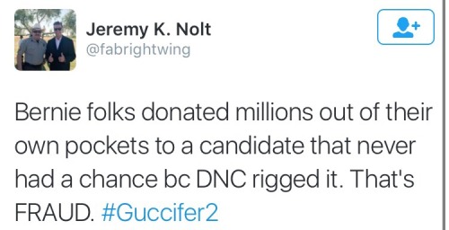 opossum-king:krxs10:ATTENTION IF YOU HAVENT ALREADY HEARD THIS IS EXTREMELY IMPORTANT@mothermule SEE I TOLD YOUWe need to just dump both the Dems and Repubs. Time for third party options to strengthen! If they don’t nominate Bernie at the convention,