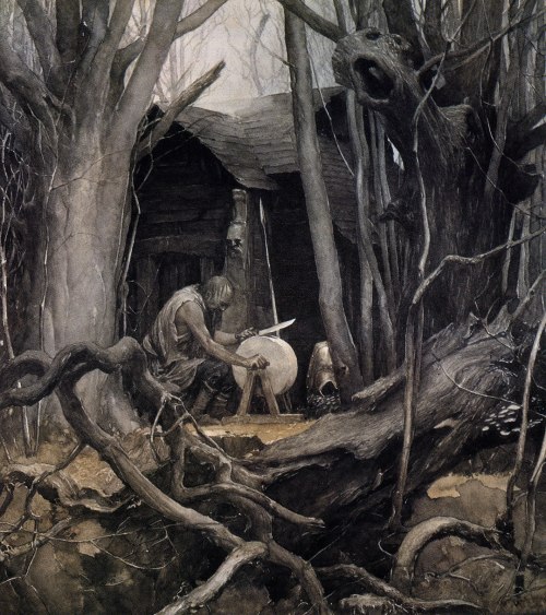 Alan Lee ‘Peredur son of Efrawg’from &lsquo;The Mabinogion&rsquo;, Harper Collin