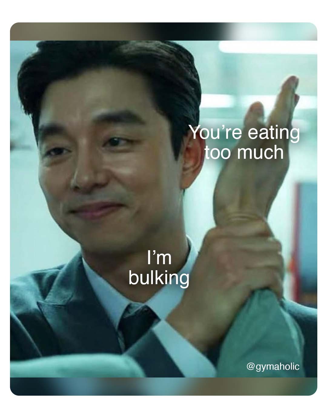 You’re eating too much vs. I’m bulking