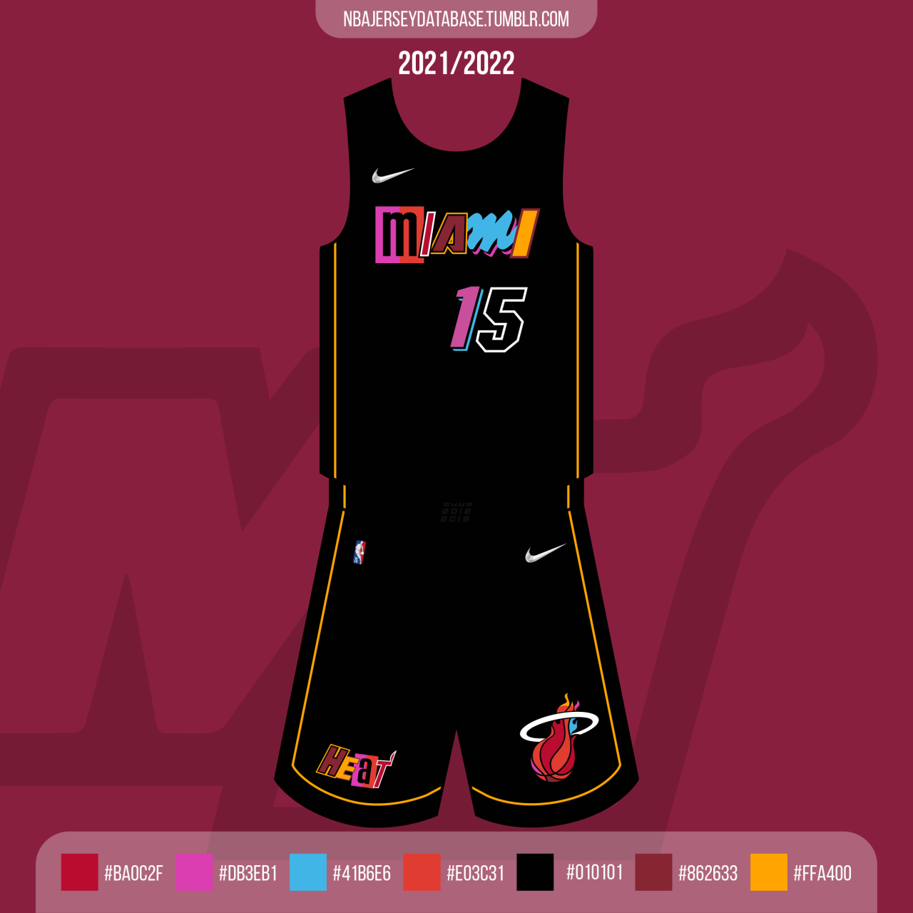 Miami Heat 2020-21 City Jersey by llu258 on DeviantArt